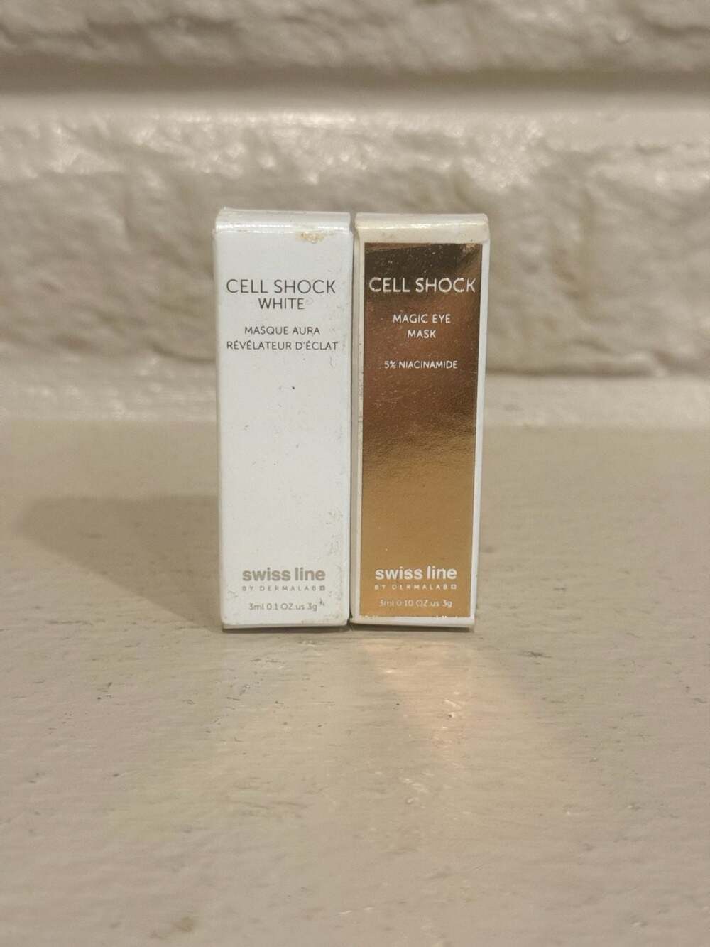 Swissline Cell Shock Eye Care Ritual Set SAMPLE 1oz each
